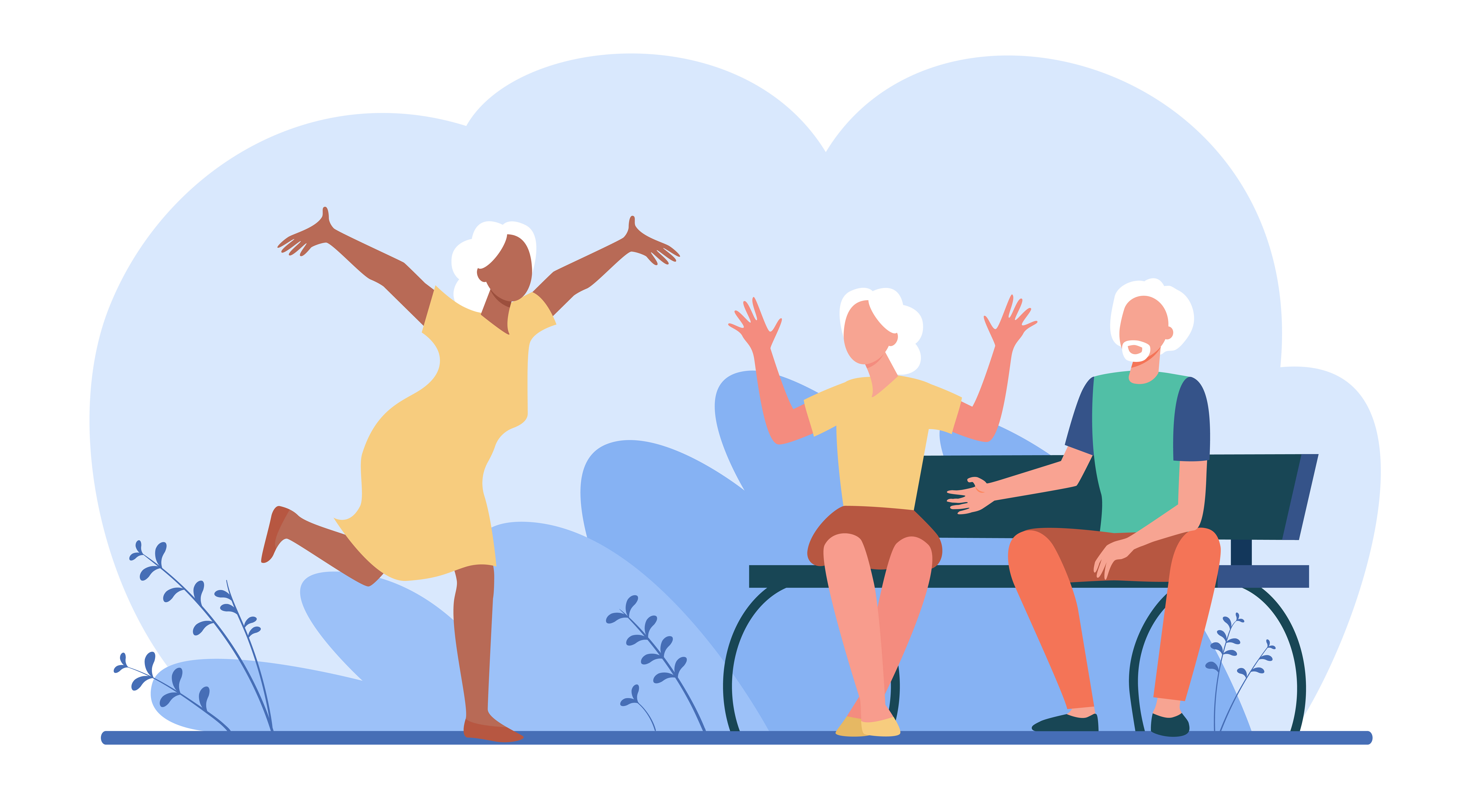Seniors enjoying
